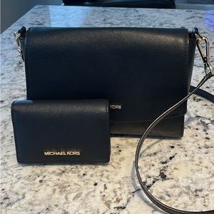 Michael Kors Crossbody & Wallet Set